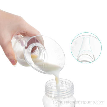 Collettore di latte materno leggero in silicone liquido per uso alimentare